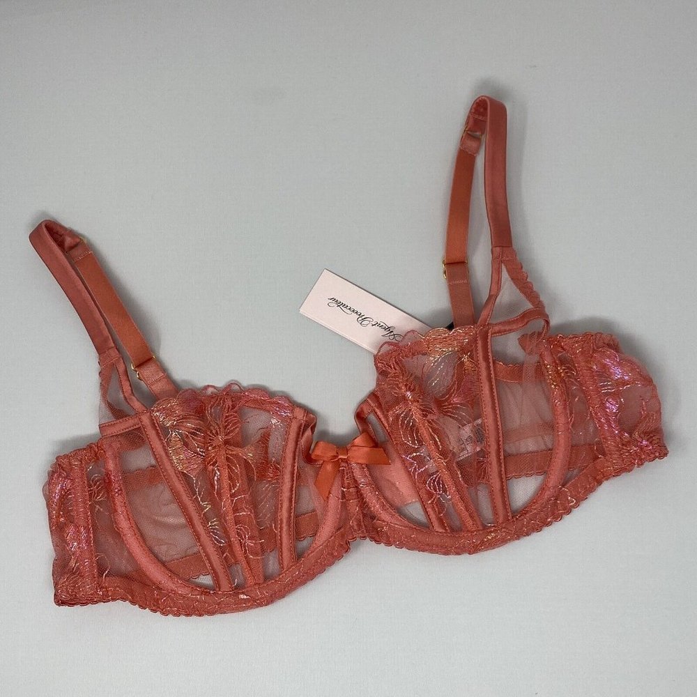 Agent Provocateur Sabinah Coral Bra NWT $245
